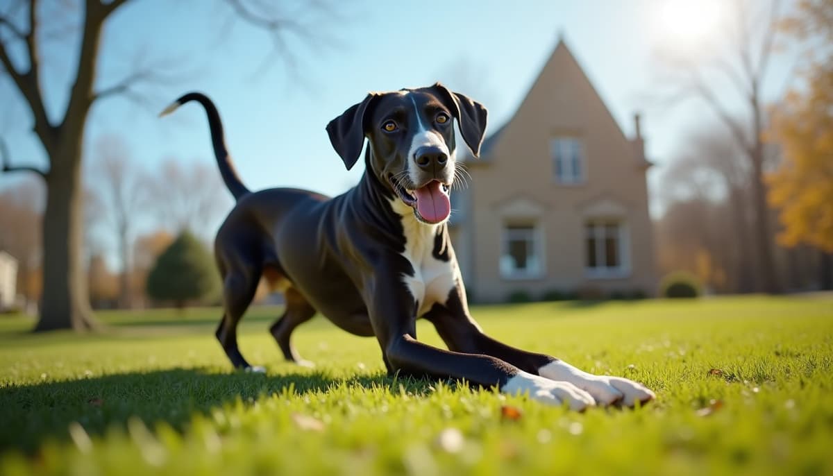 A dog on a walk — Dog Stem Cell Therapy Cost in Springfield IL