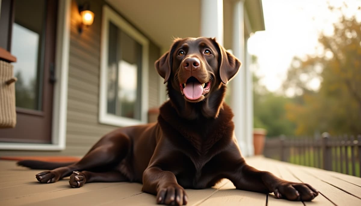A dog on a walk — Dog Stem Cell Therapy Cost in Sterling Heights, MI