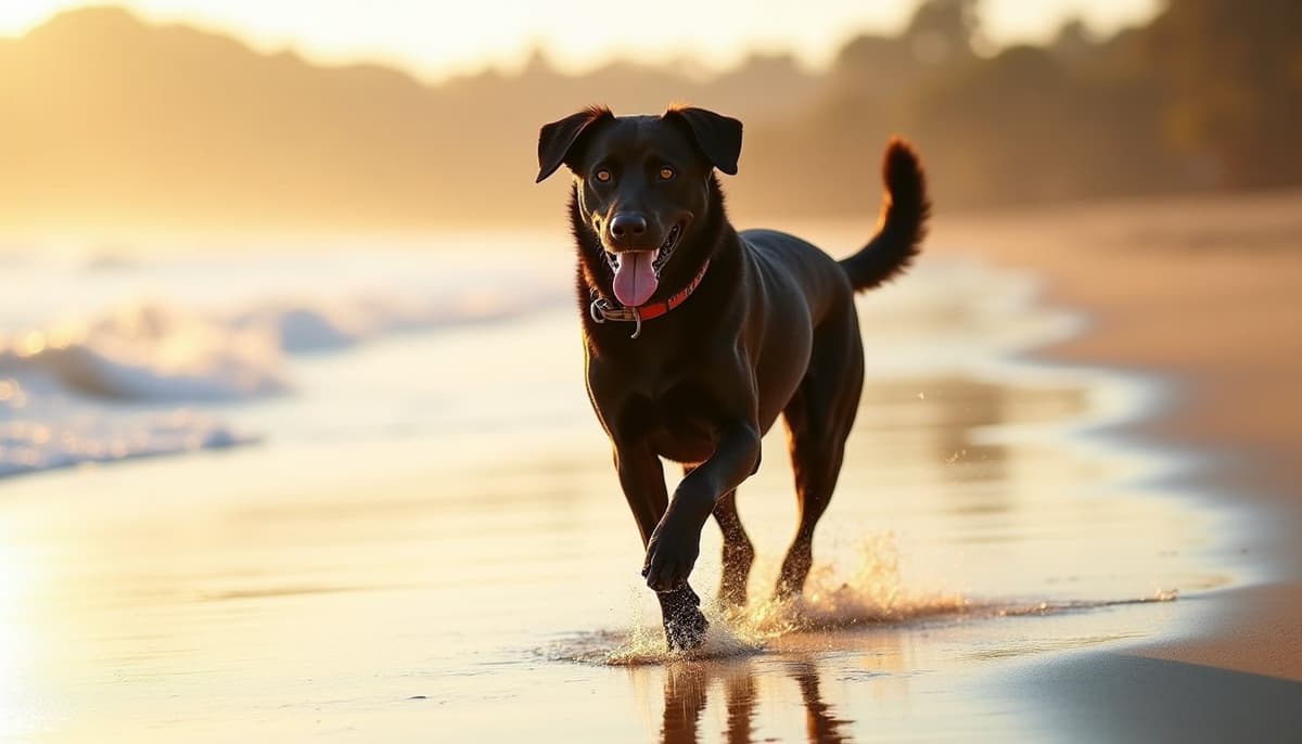 A dog on a walk — Dog Stem Cell Therapy Cost in Stockton, CA