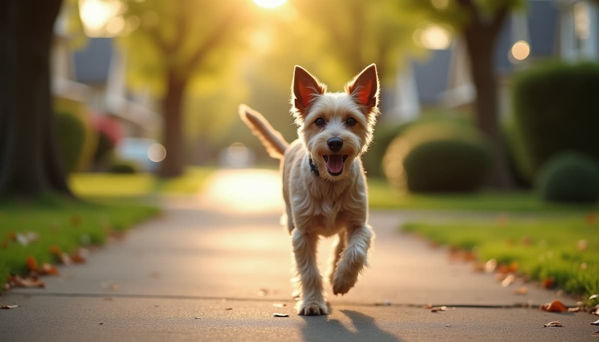 A dog on a walk — Dog Stem Cell Therapy Cost in Tacoma, WA