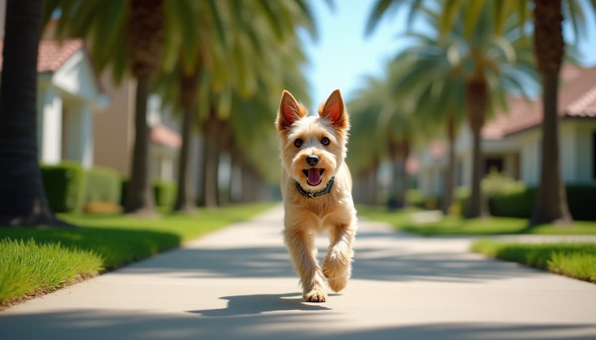 A dog on a walk — Dog Stem Cell Therapy Cost in Tampa, FL