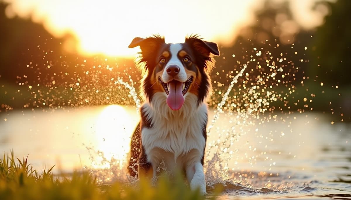 A dog on a walk — Dog Stem Cell Therapy Cost in Tulsa, OK
