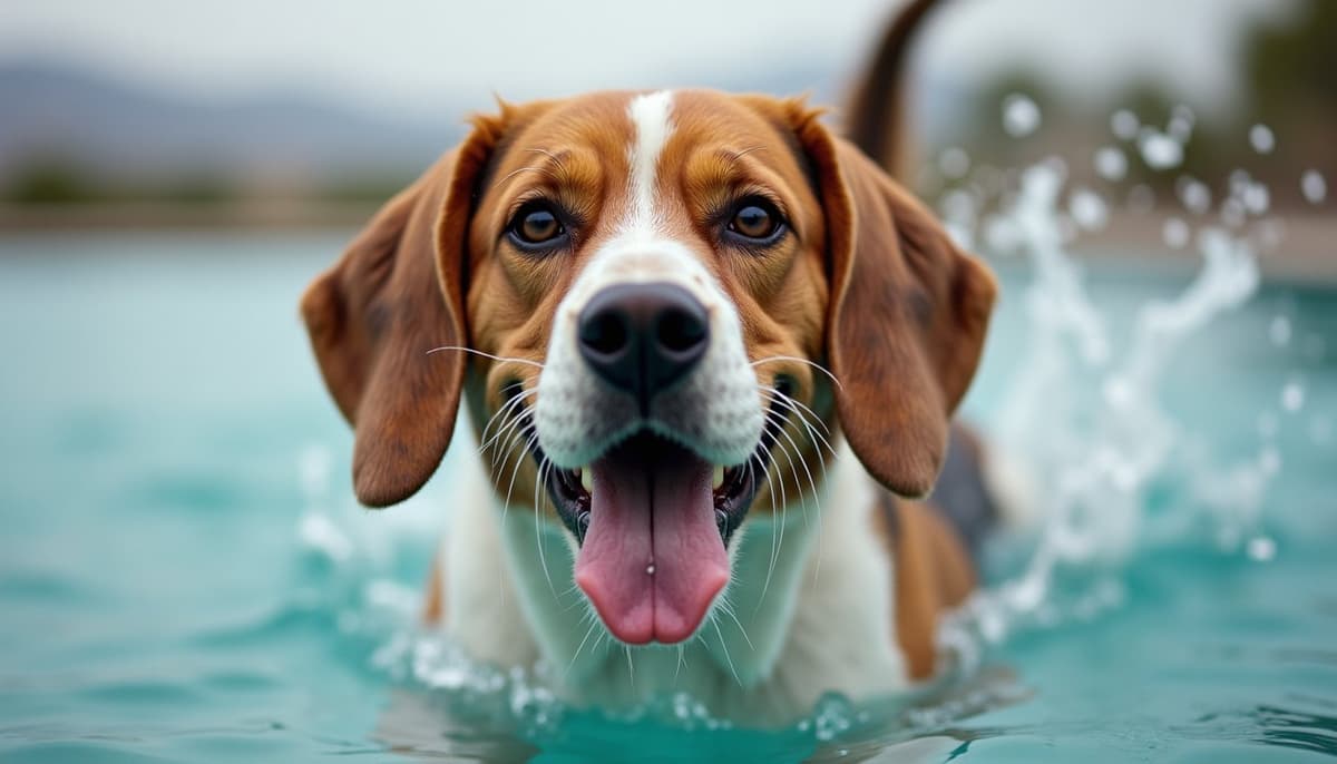 A dog on a walk — Dog Stem Cell Therapy Cost in Victorville, CA (2026)