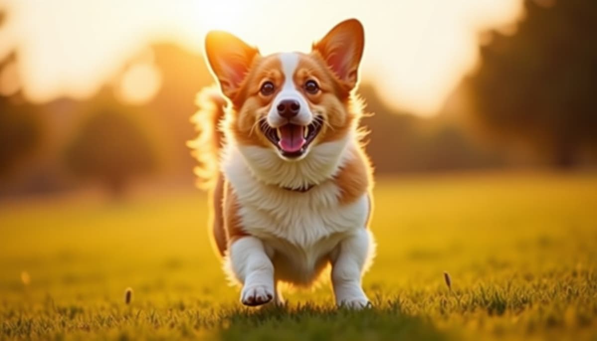 A dog on a walk — Dog Stem Cell Therapy Cost in West Covina, CA