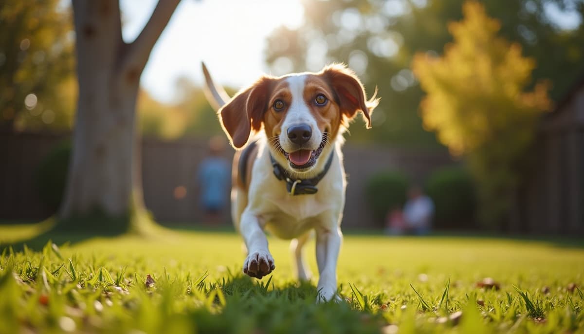 A dog on a walk — Dog Stem Cell Therapy Cost in Wichita Falls, TX