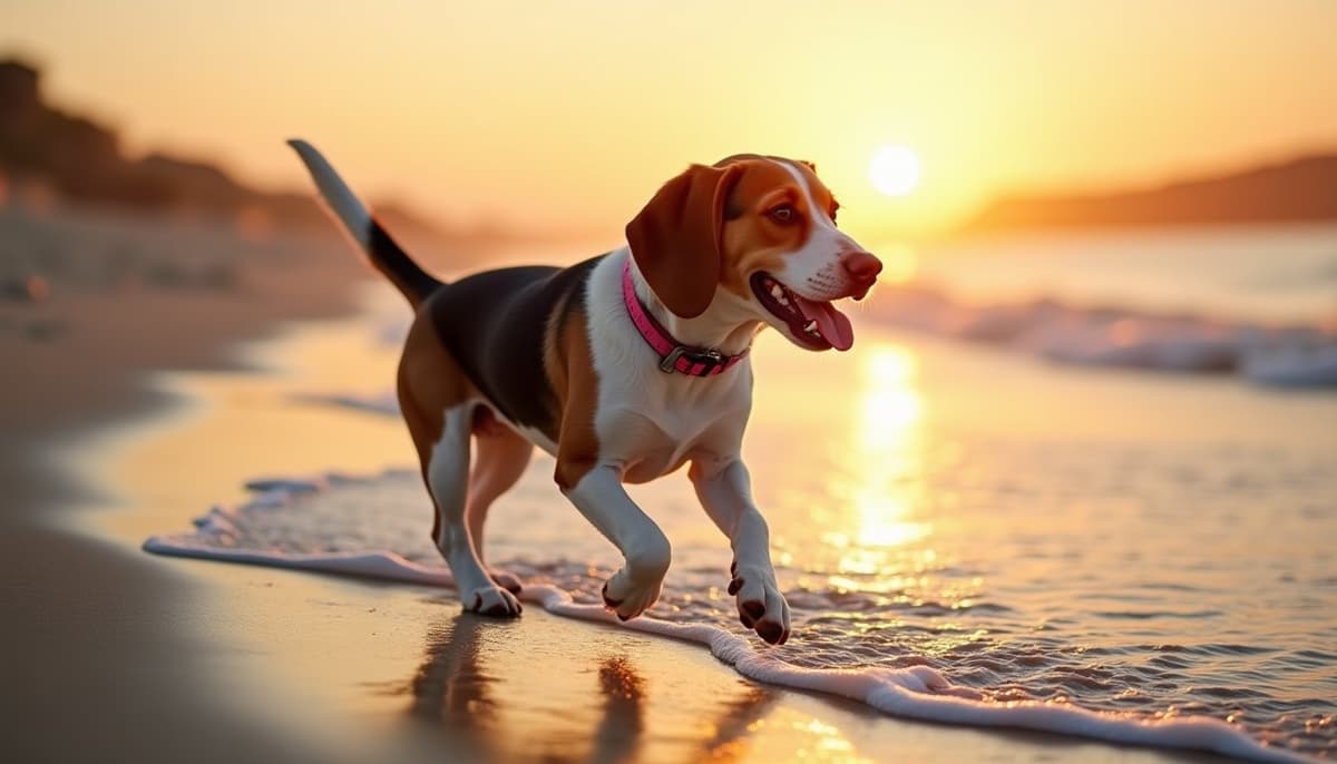 A dog on a walk — Dog Stem Cell Therapy Cost in Wichita, KS