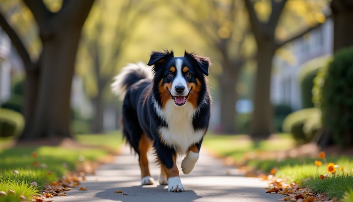 A dog on a walk — Dog Stem Cell Therapy Cost in Wilmington, DE