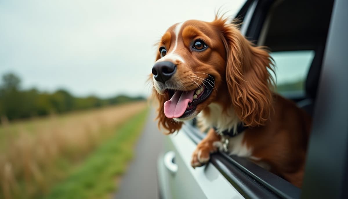 A dog on a walk — Dog Stem Cell Therapy Cost in Winston Salem, NC