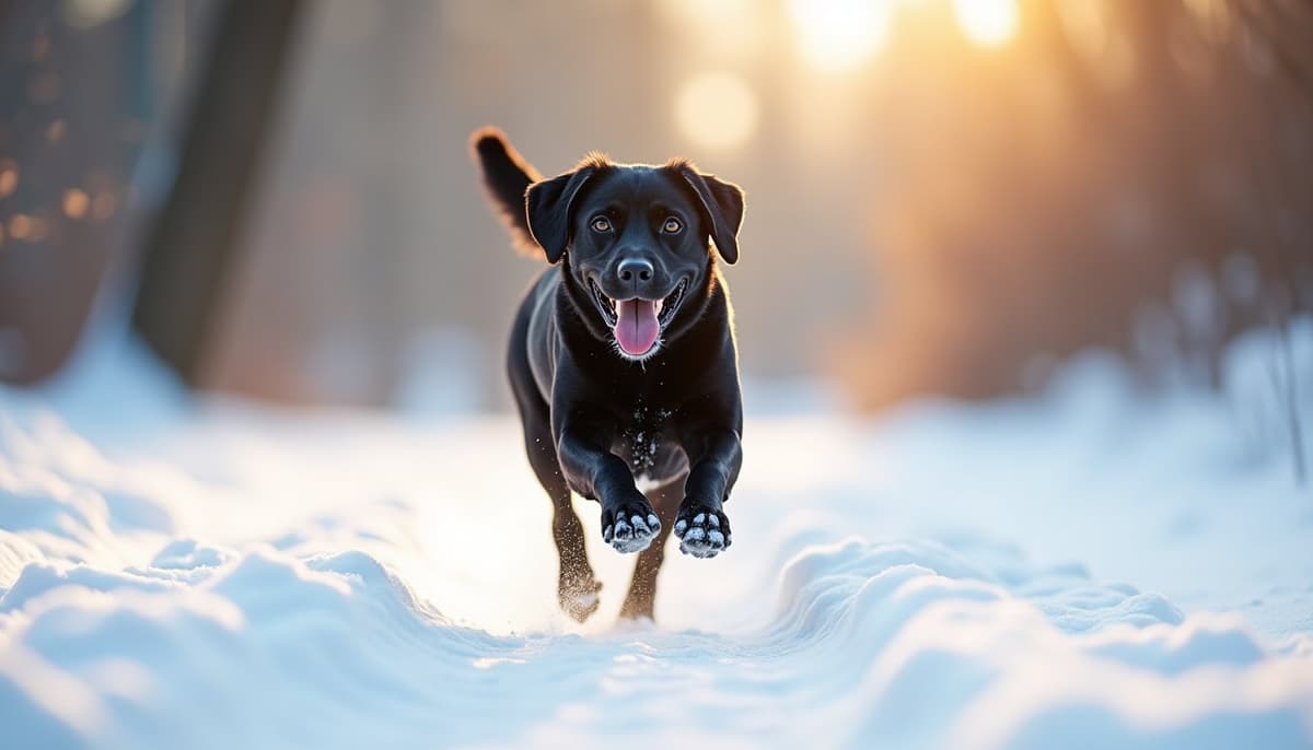 A dog on a walk — Dog Supplements in Anaheim, CA