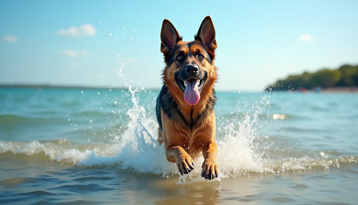 A dog on a walk — Dog Supplements in Beaumont TX