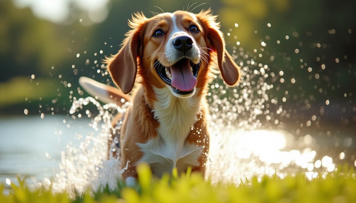 A dog on a walk — Dog Supplements Boise ID