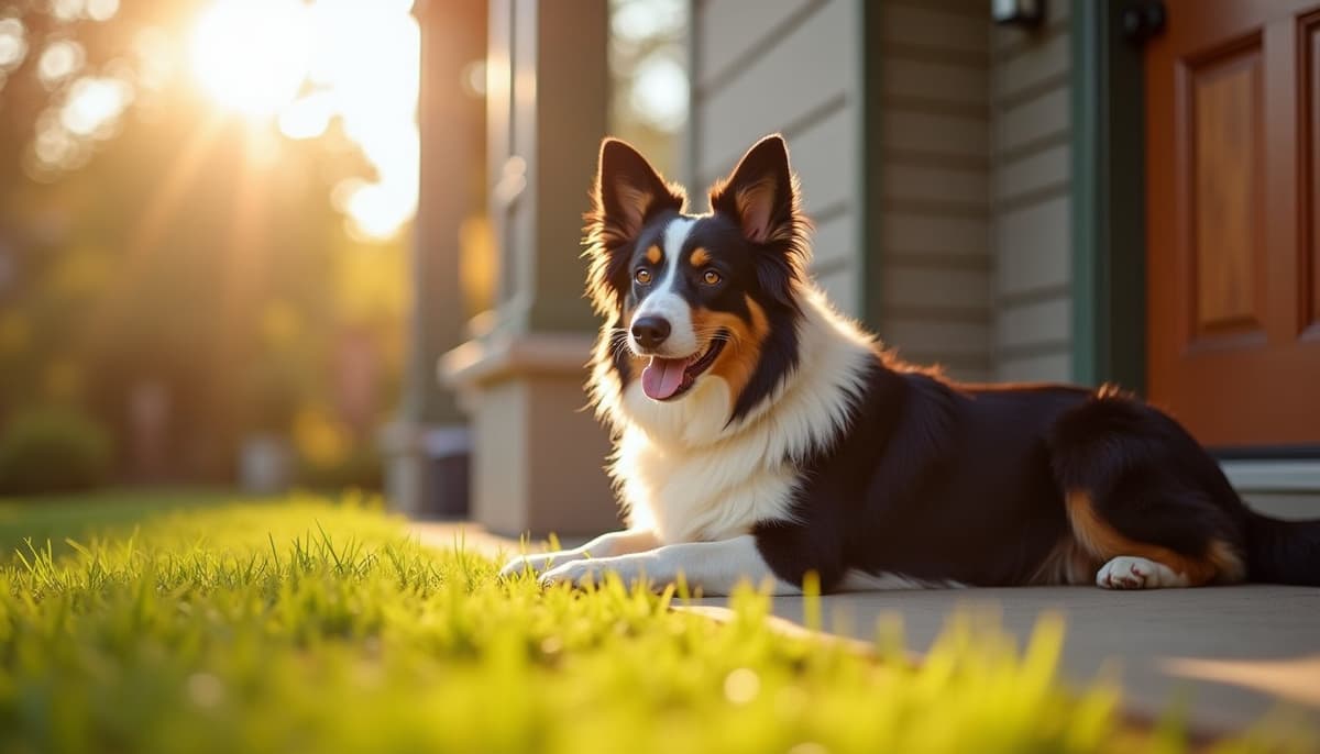A dog on a walk — Dog Supplements in Boulder, CO