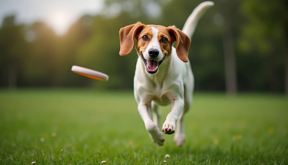 A dog on a walk — Dog Supplements in Broken Arrow, OK