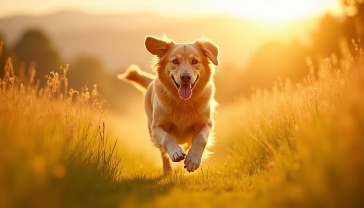 A dog on a walk — Dog Supplements Colorado Springs CO