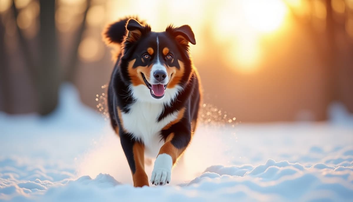A dog on a walk — Dog Supplements in Columbus, OH
