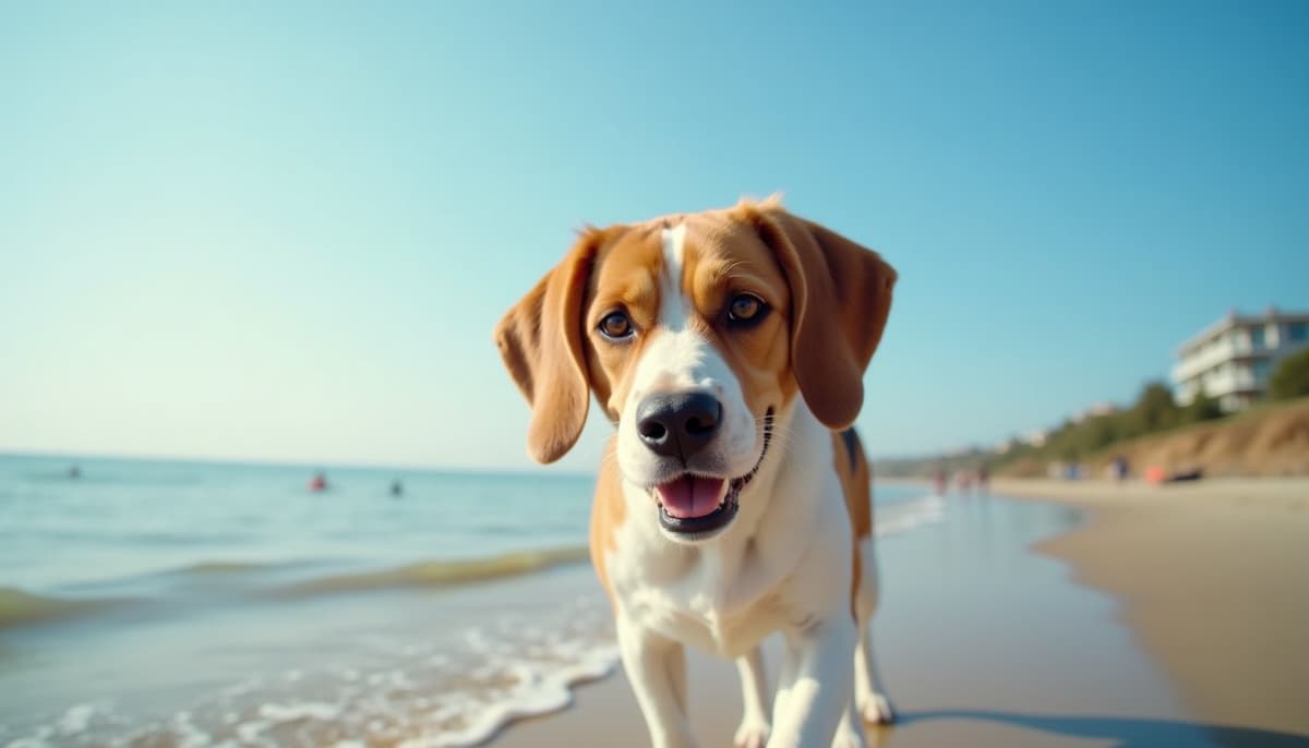 A dog on a walk — Dog Supplements in Corona NY