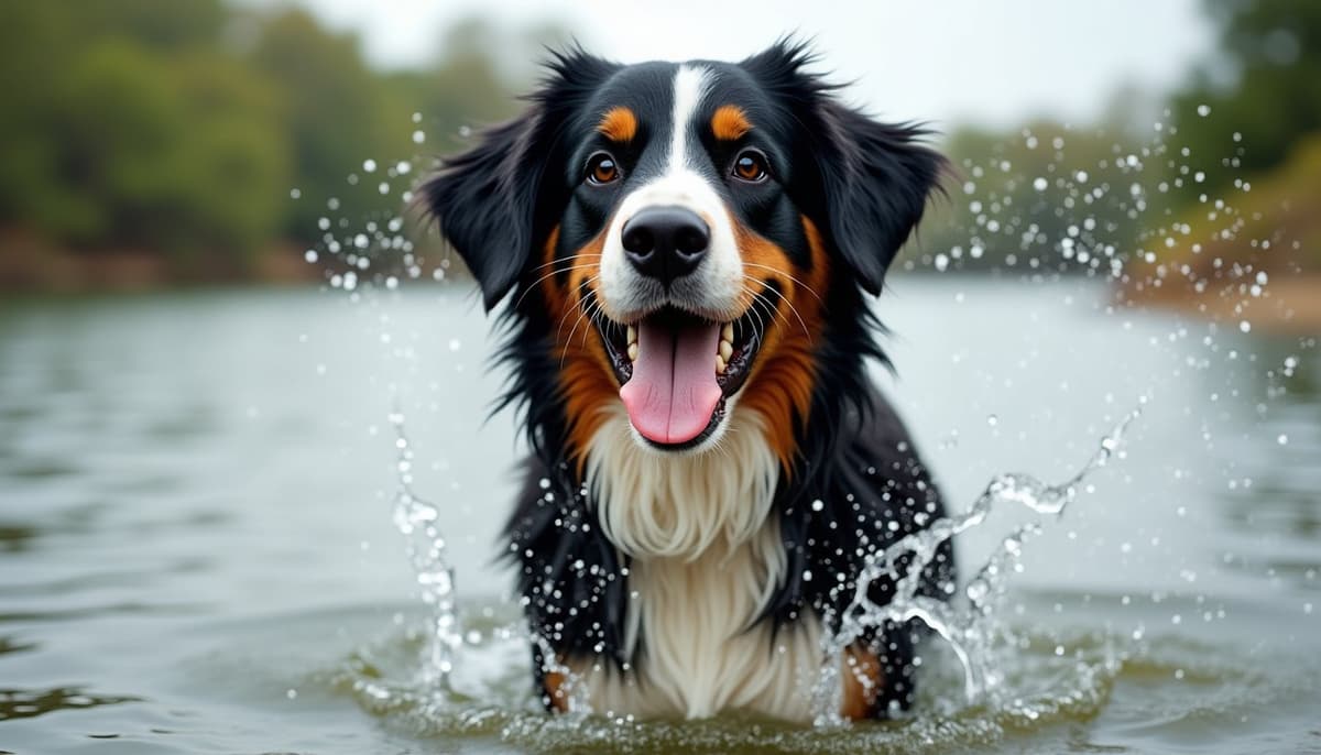 A dog on a walk — Dog Supplements in Dallas TX