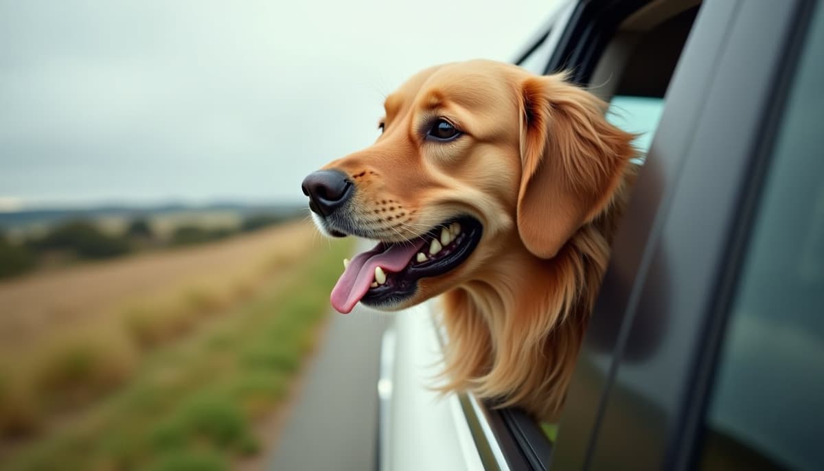 A dog on a walk — Dog Supplements in Daly City, CA