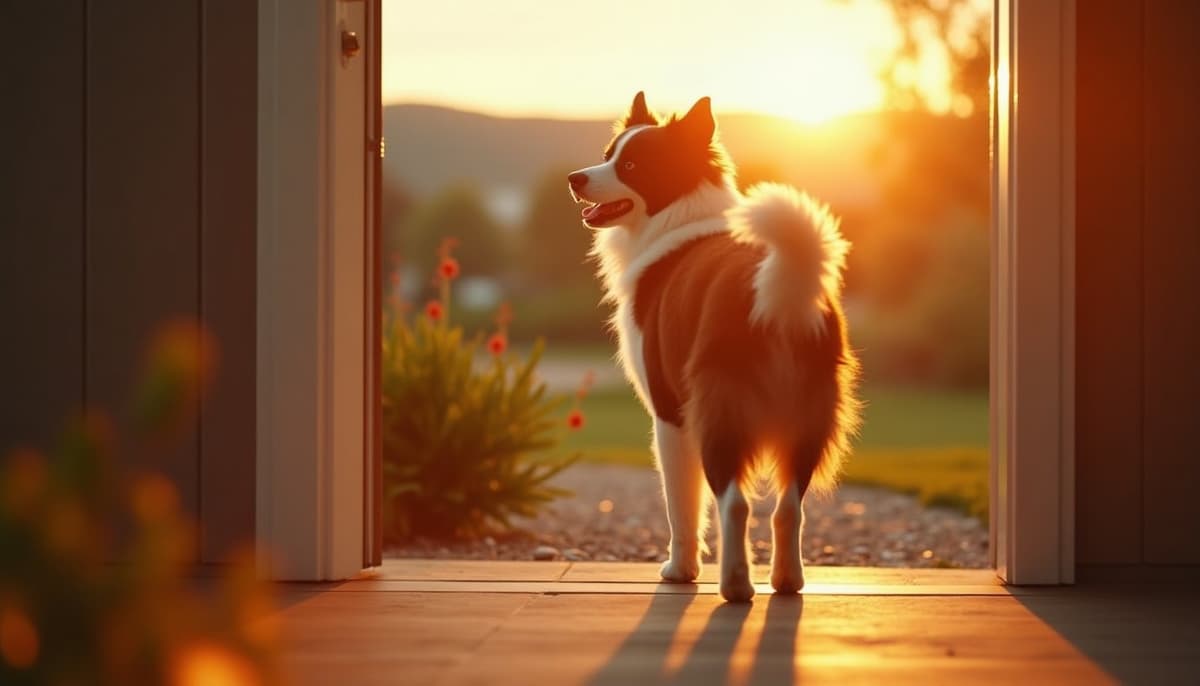 A dog on a walk — Dog Supplements in Denver, CO