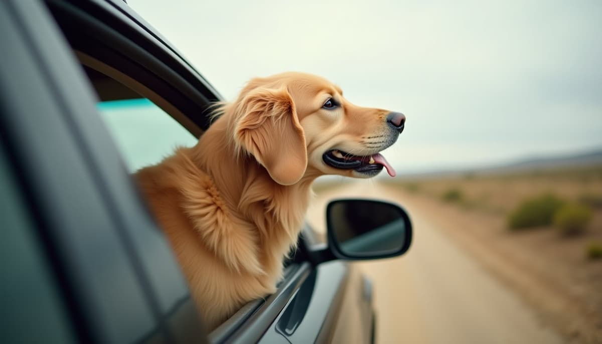 A dog on a walk — Dog Supplements in Downey, CA