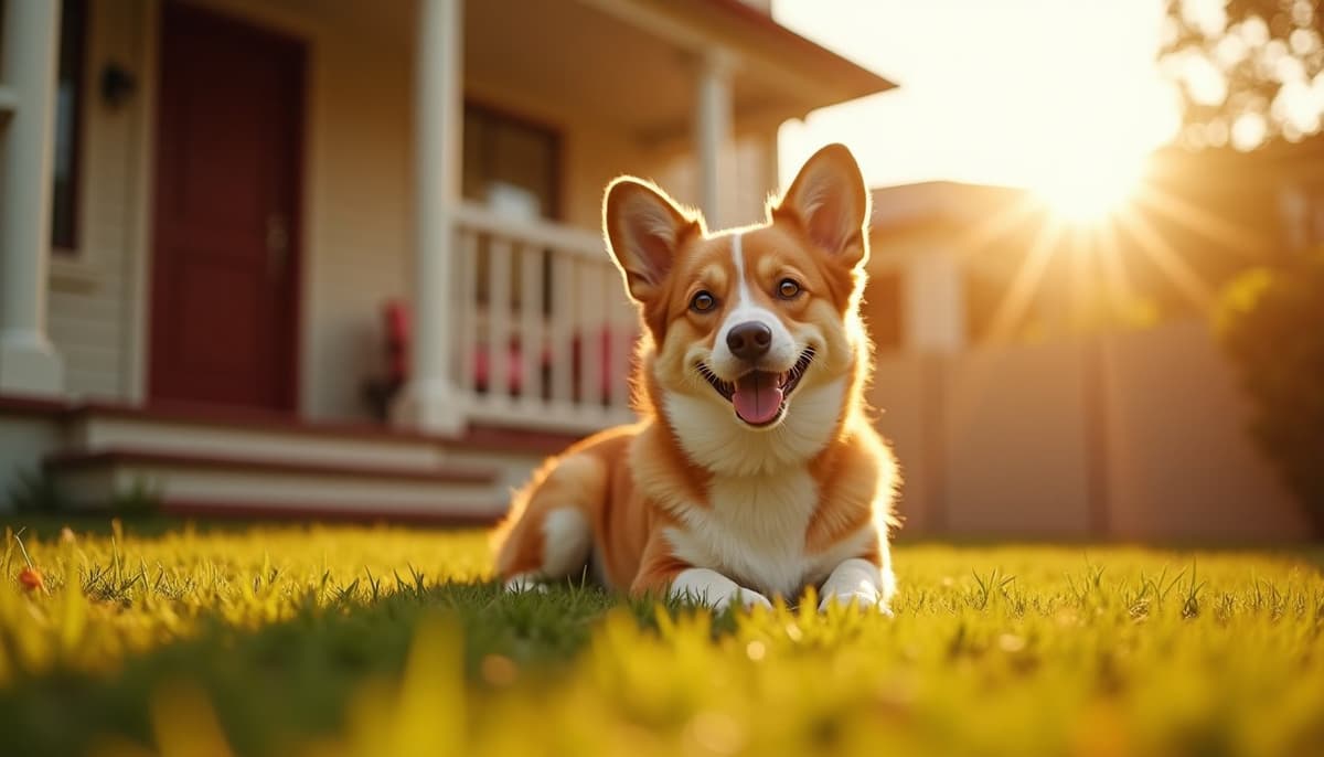 A dog on a walk — Dog Supplements in El Monte, CA