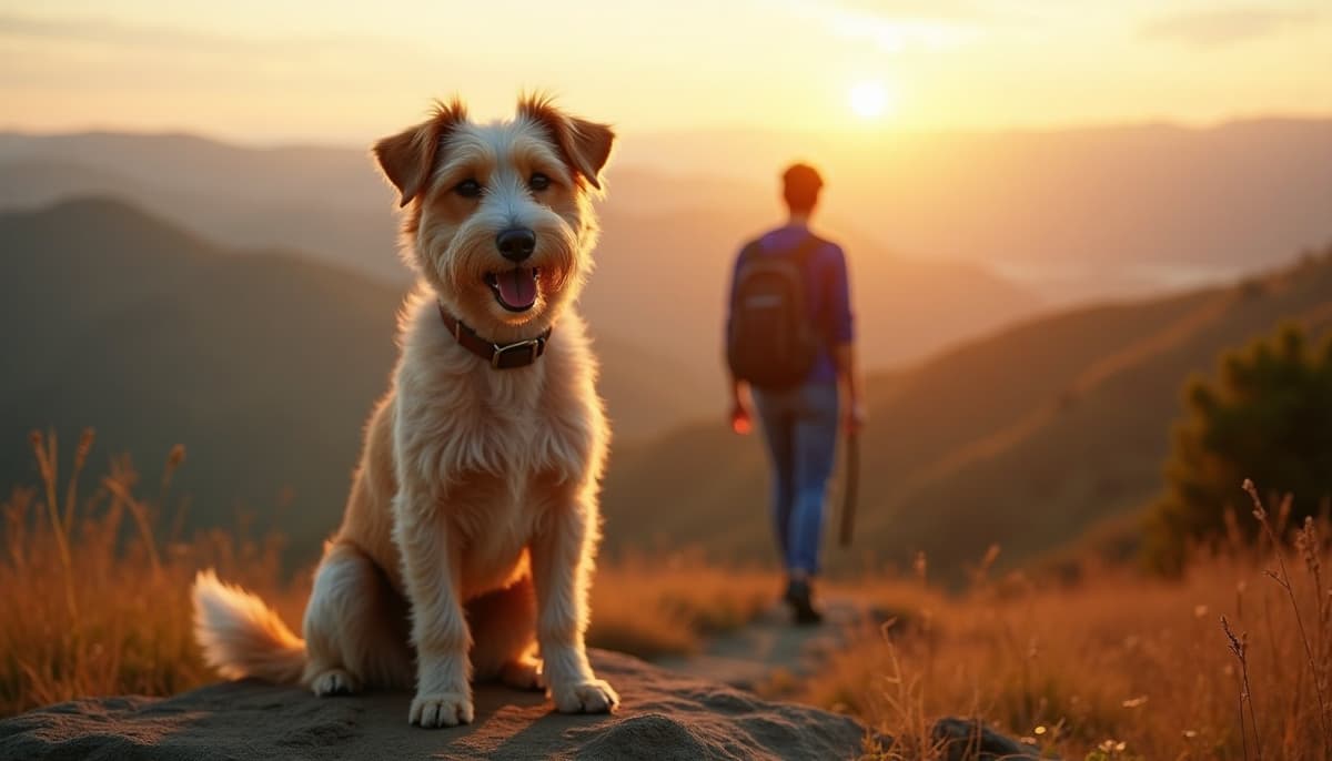 A dog on a walk — Dog Supplements in Elizabeth, NJ