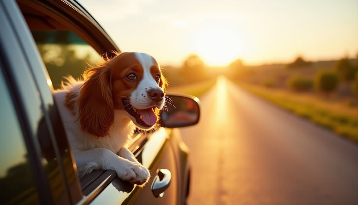 A dog on a walk — Dog Supplements in Erie, PA