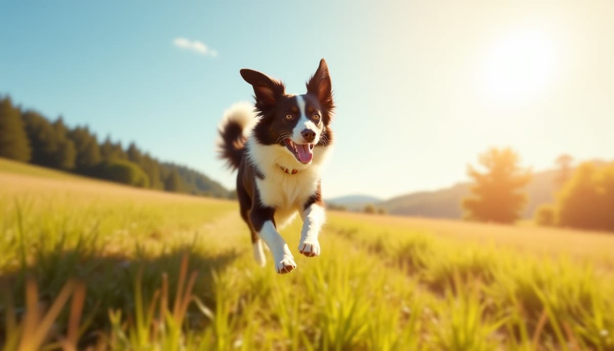 A dog on a walk — Dog Supplements in Hayward, CA