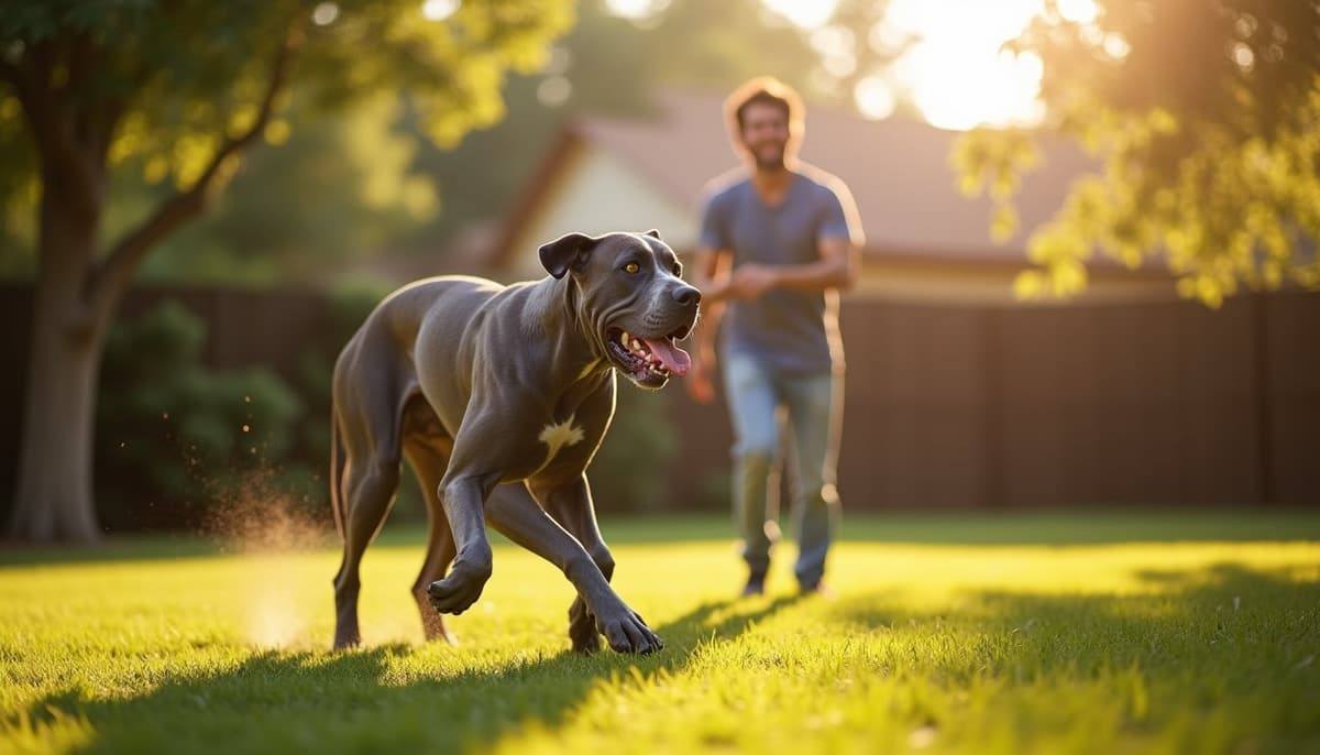 A dog on a walk — Where to Buy Dog Supplements in Houston, TX