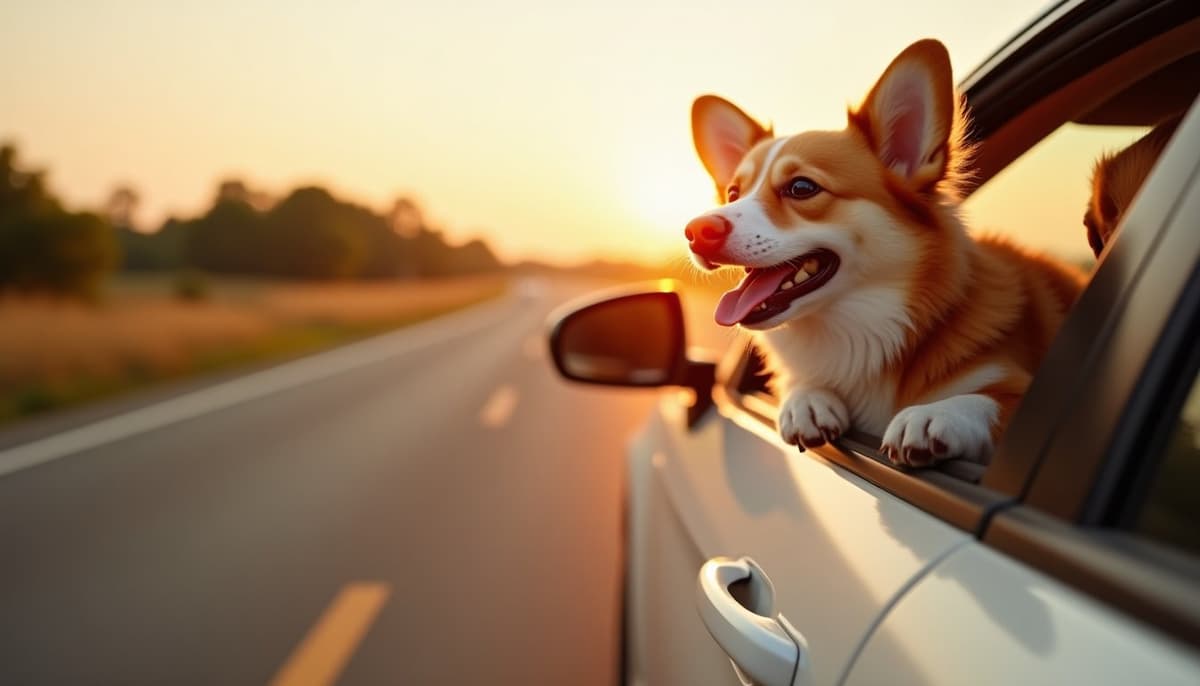 A dog on a walk — Dog Supplements in Indianapolis, IN