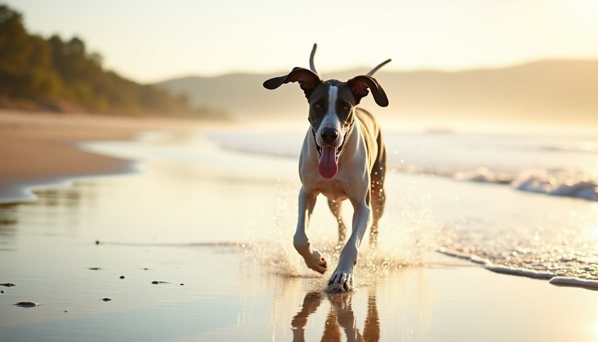 A dog on a walk — Dog Supplements in Kansas City, MO
