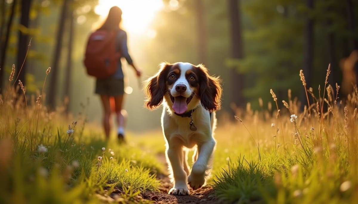 A dog on a walk — Dog Supplements in Knoxville, TN