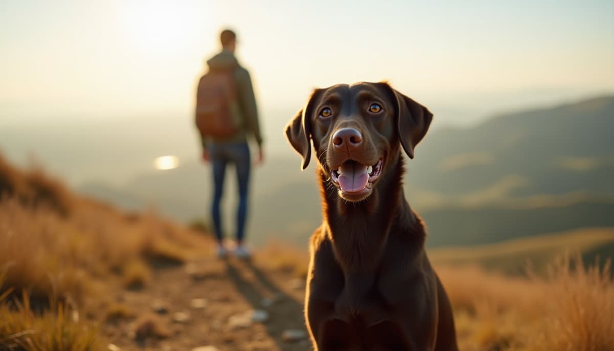 A dog on a walk — Dog Supplements in Lancaster, PA
