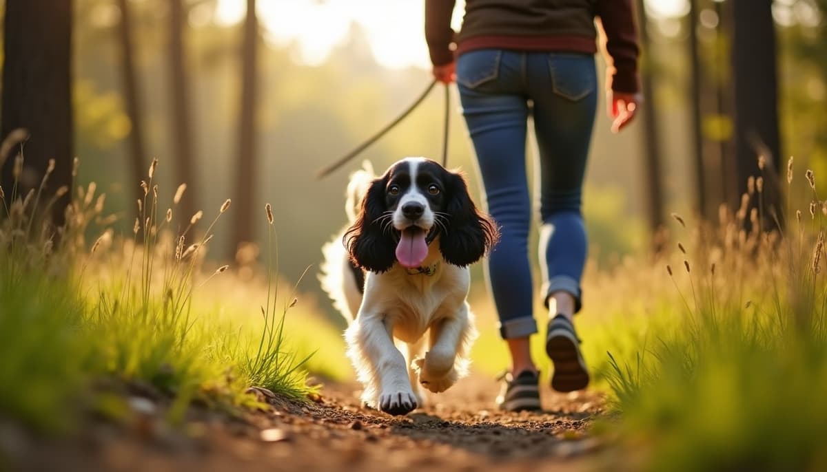 A dog on a walk — Dog Supplements Long Beach CA