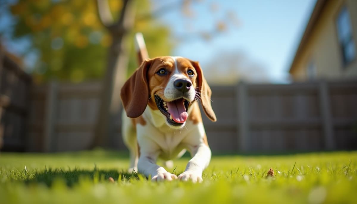 A dog on a walk — Dog Supplements in Lubbock, TX