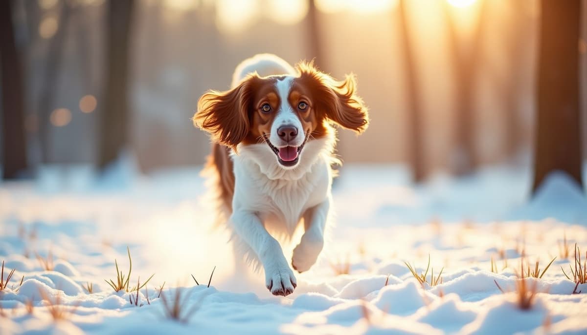 A dog on a walk — Dog Supplements in Madison, WI