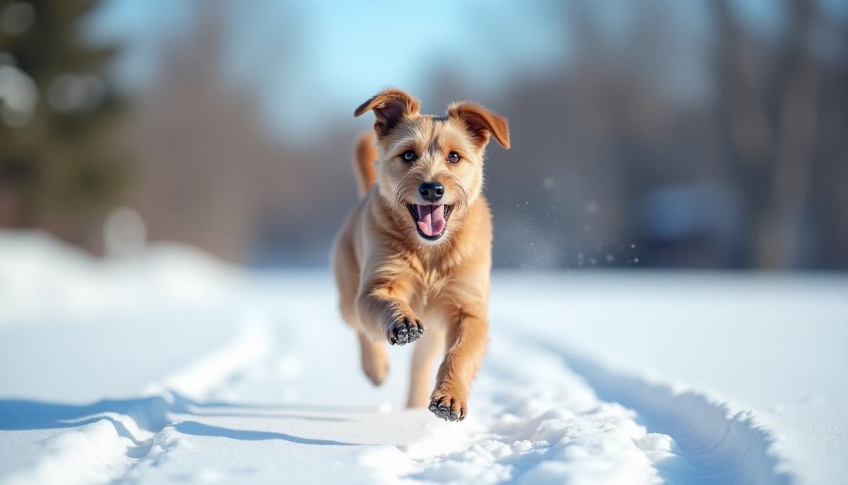 A dog on a walk — Dog Supplements Midland MI