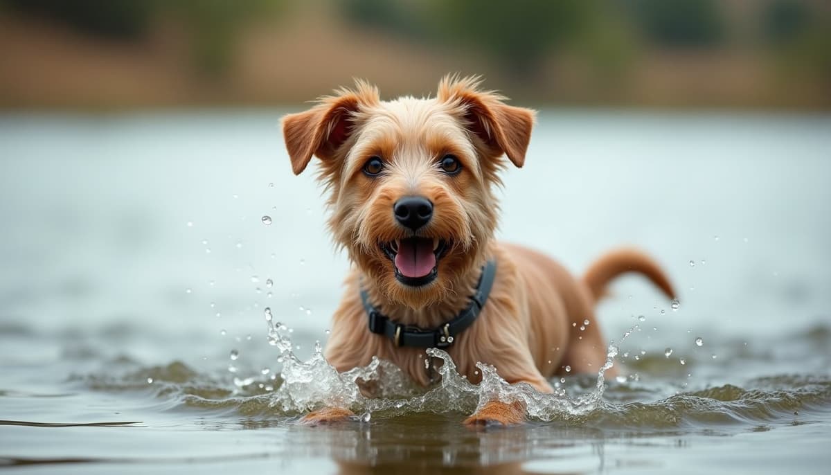 A dog on a walk — Dog Supplements in Murrieta, CA