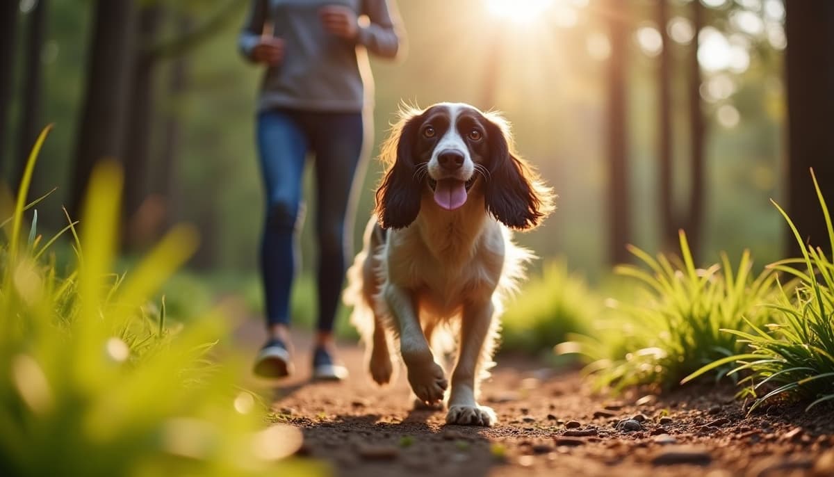 A dog on a walk — Dog Supplements in Newport News, VA