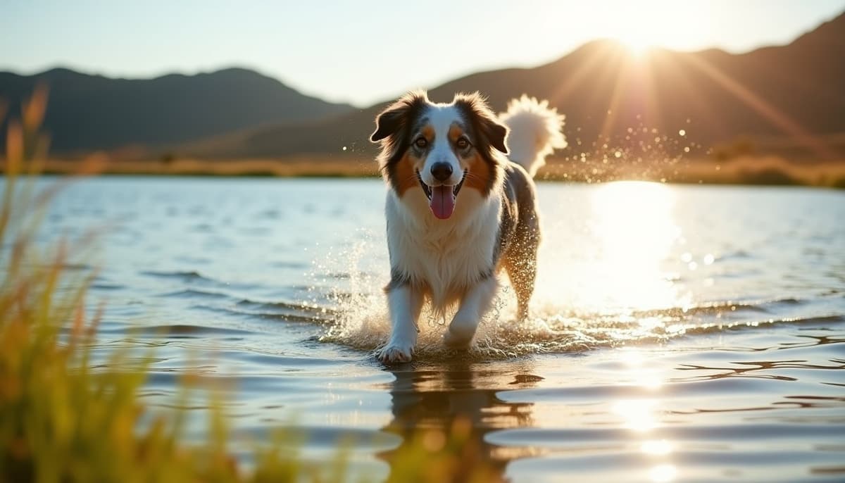 A dog on a walk — Dog Supplements in North Las Vegas, NV