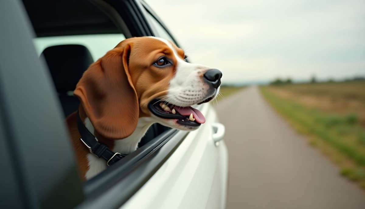 A dog on a walk — Dog Supplements in Oklahoma City, OK