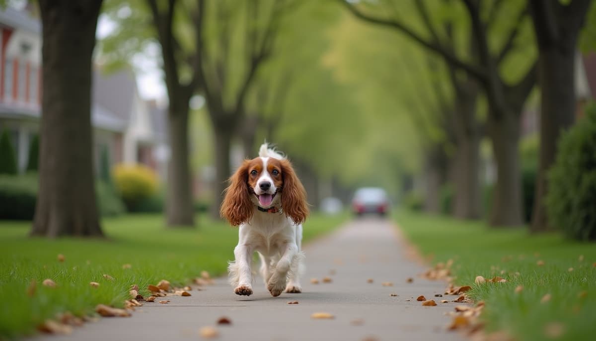A dog on a walk — Dog Supplements Omaha NE