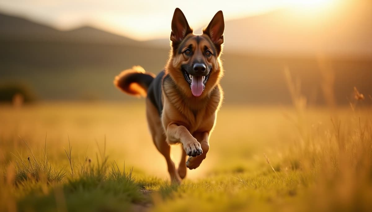 A dog on a walk — Dog Supplements in Rancho Cucamonga, CA