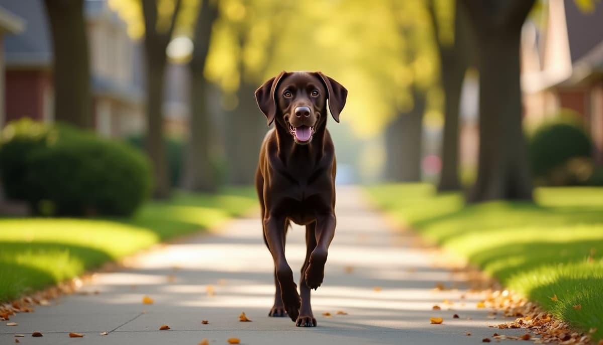 A dog on a walk ā Where to Buy Dog Supplements in Rockford, IL