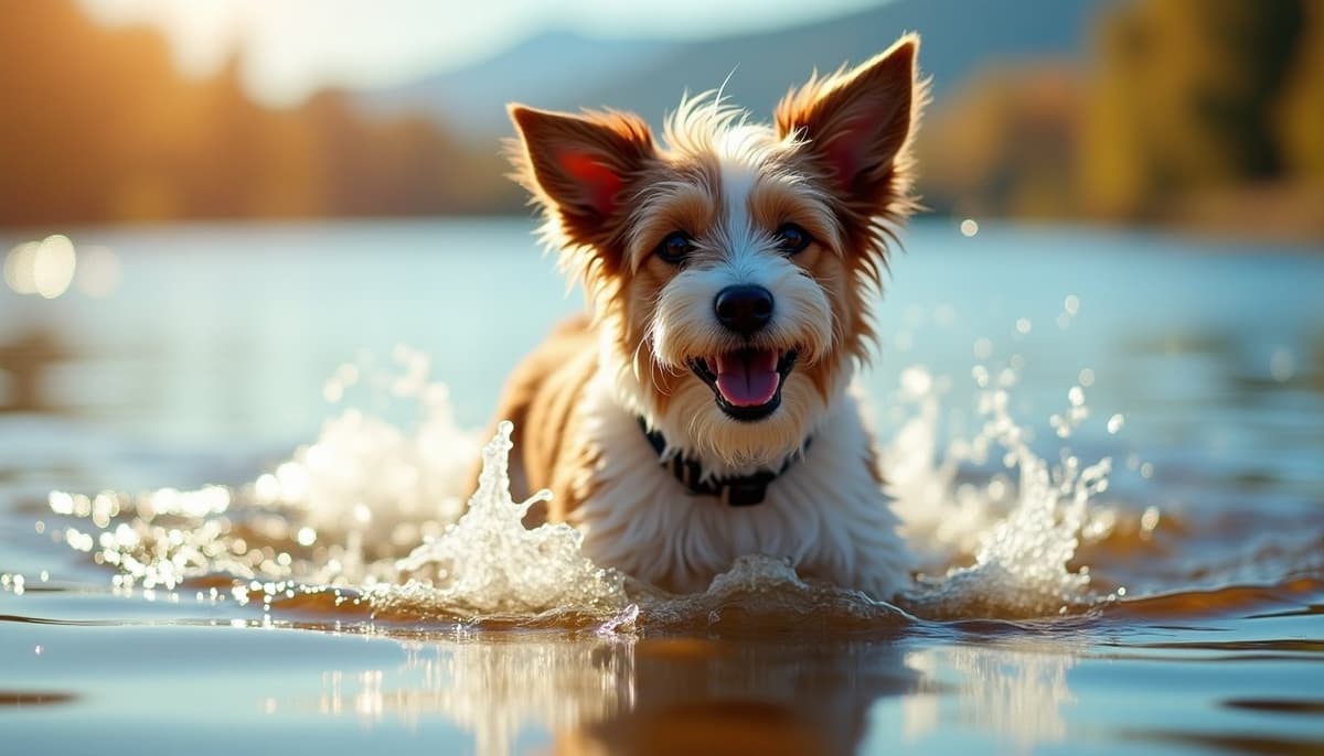 A dog on a walk — Dog Supplements in Salt Lake City, UT
