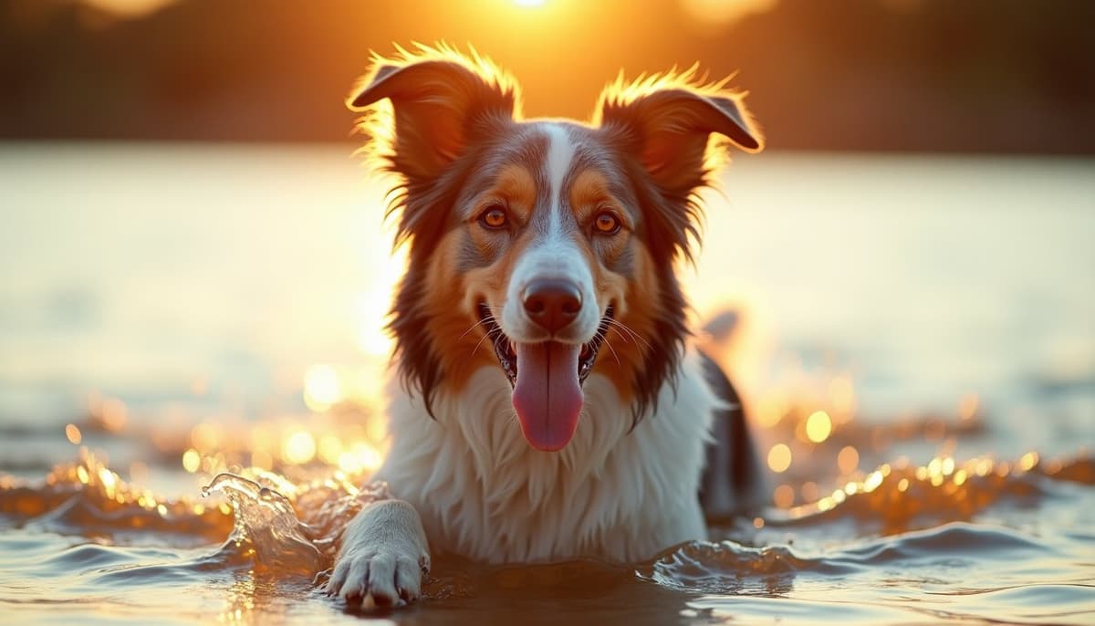 A dog on a walk — Dog Supplements San Antonio TX