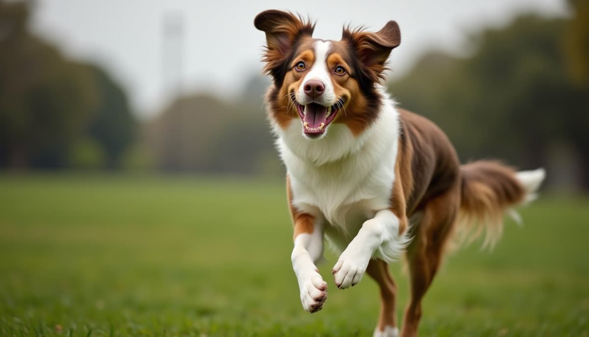 A dog on a walk — Dog Supplements in San Bernardino, CA