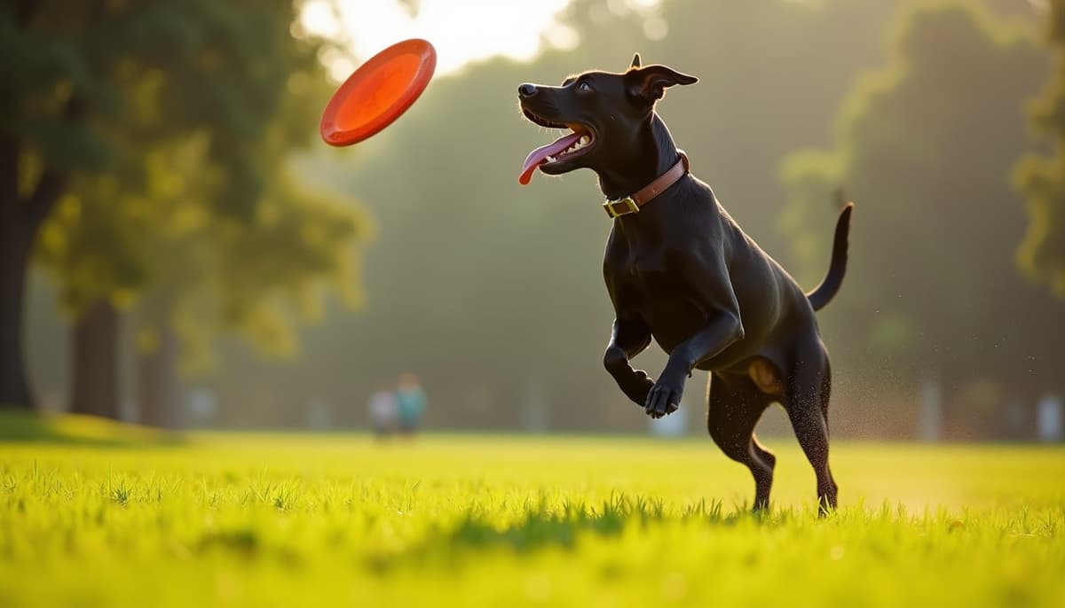A dog on a walk — Where to Buy Dog Supplements in San Diego, CA