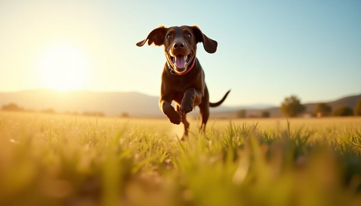 A dog on a walk — Dog Supplements in San Jose, CA