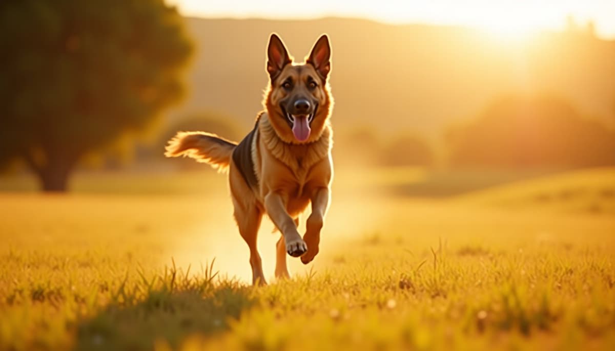 A dog on a walk — Dog Supplements in Santa Clarita, CA